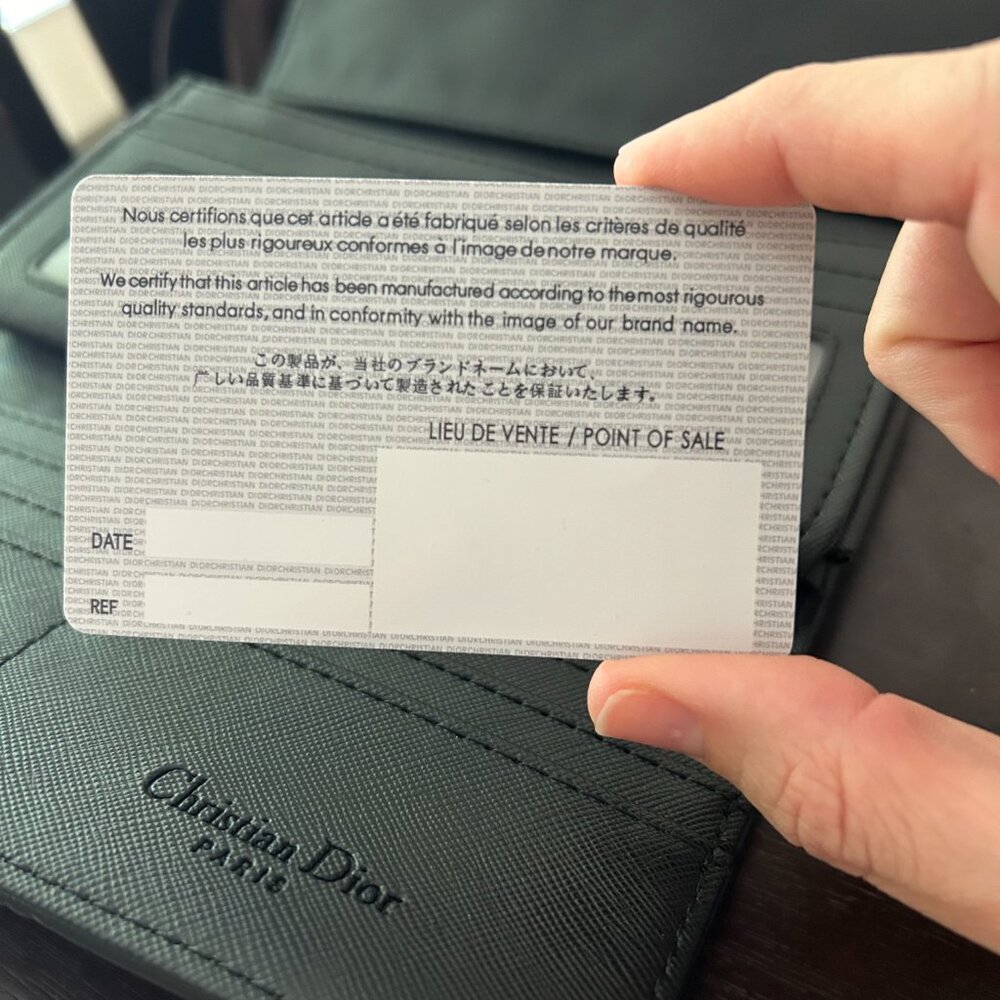 Dior Black Caro Quilted Wallet - Picture 10 of 11